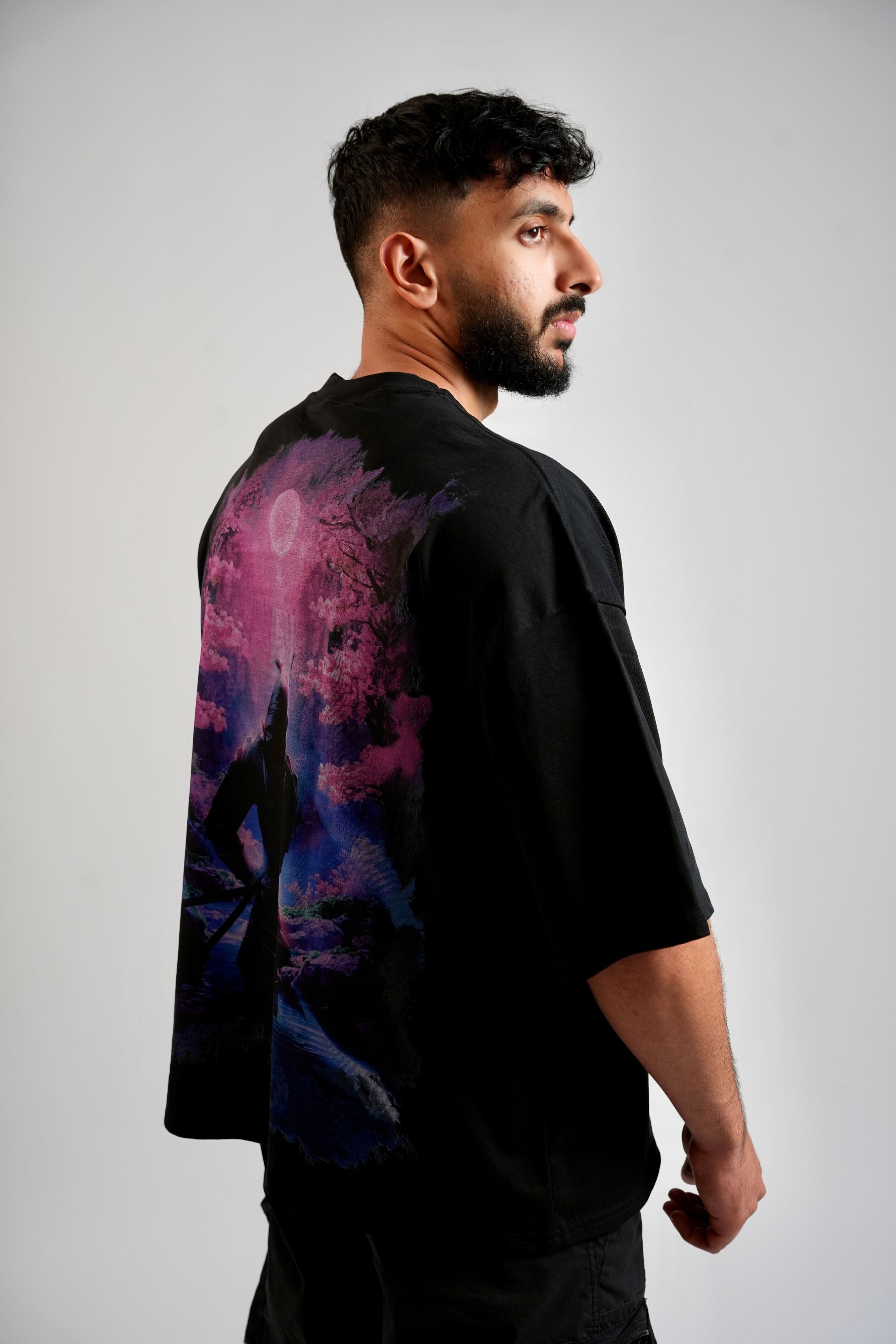 Oversized Vibrant Samurai Tee