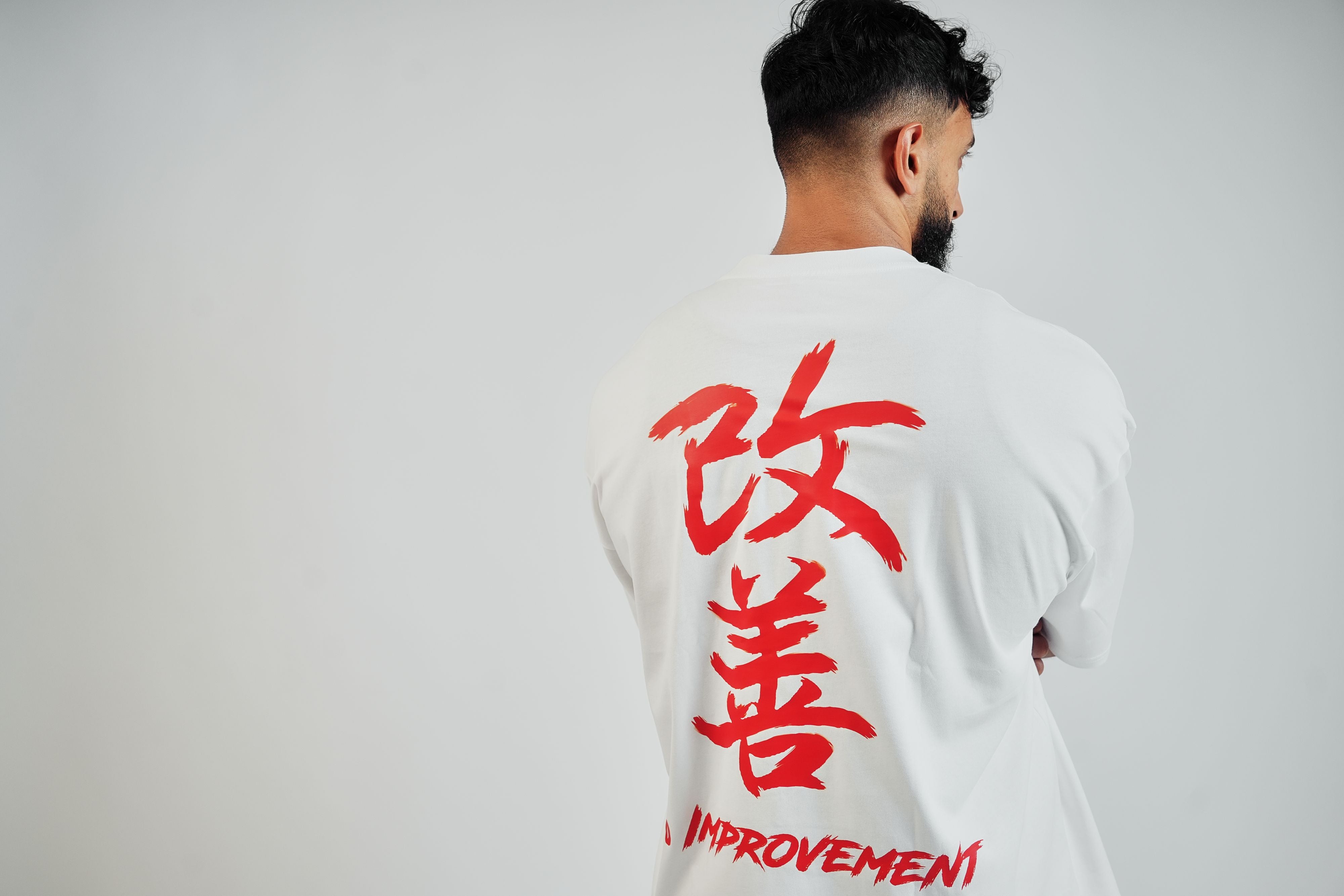 Oversized Kaizen Tee White